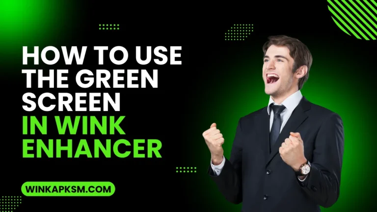 Green Screen in wink